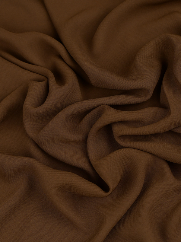 Coffee brown Chiffon Scarf