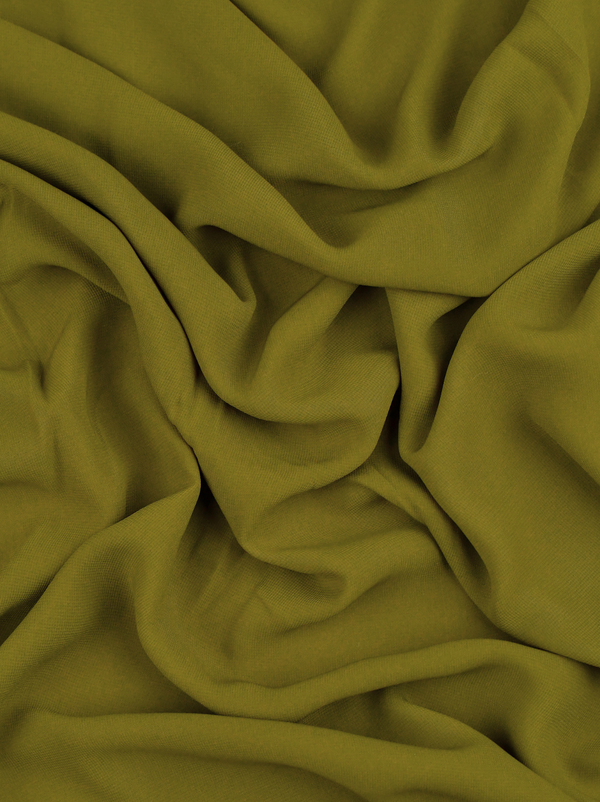 Khaki Green Chiffon Scarf