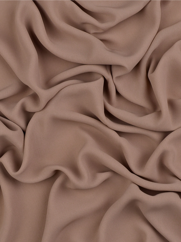 Mink Taupe Chiffon Scarf