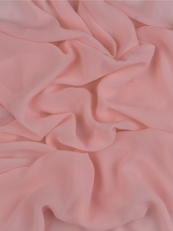 Blush Pink Chiffon Scarf