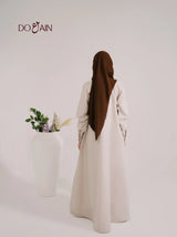 Anara by DOAIN – Chambray Summer Dress with Tailored Grace