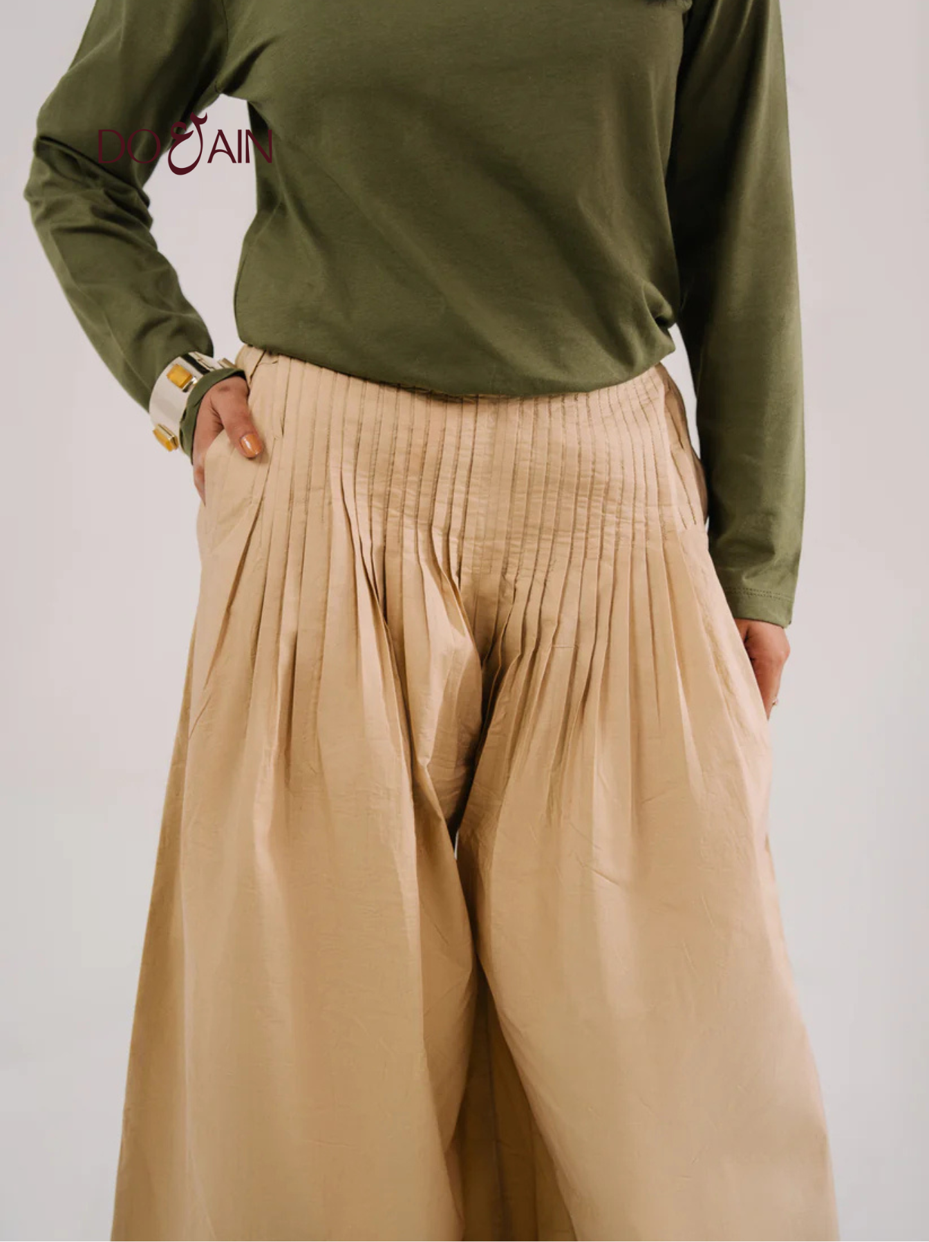 Beige Pants