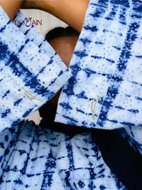 Bluebell Tie & Dye Co-ord – Embroidered Two-Piece Set