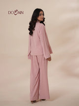 Blush Embroidered Co-Ord Set
