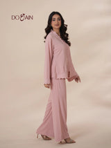 Blush Embroidered Co-Ord Set