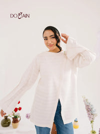 Calla Lily Blouse by DOAIN – Lightweight Elegance in Soft Tones
