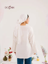 Calla Lily Blouse by DOAIN – Lightweight Elegance in Soft Tones