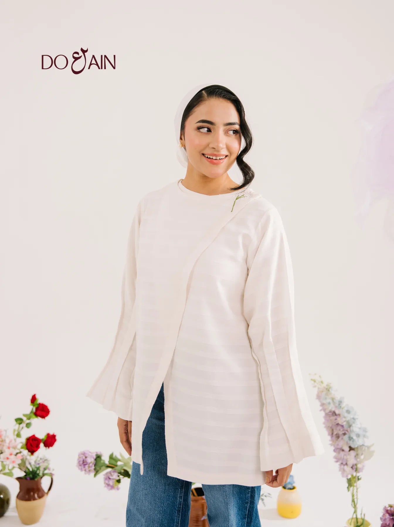 Calla Lily Blouse – Feminine, Elegant & Effortlessly Chic | DOAIN