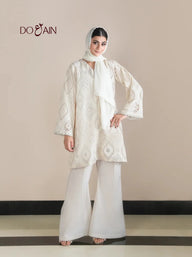 Ciara by DOAIN – Luxury Embellished Set with Silk Trousers