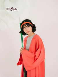 Crimson by DOAIN – Lightweight Statement Shrug in Deep Red