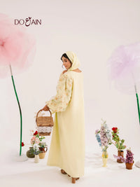 Daffodil Abaya – Vibrant Elegant Abaya with Flowing Silhouette | Doain Official