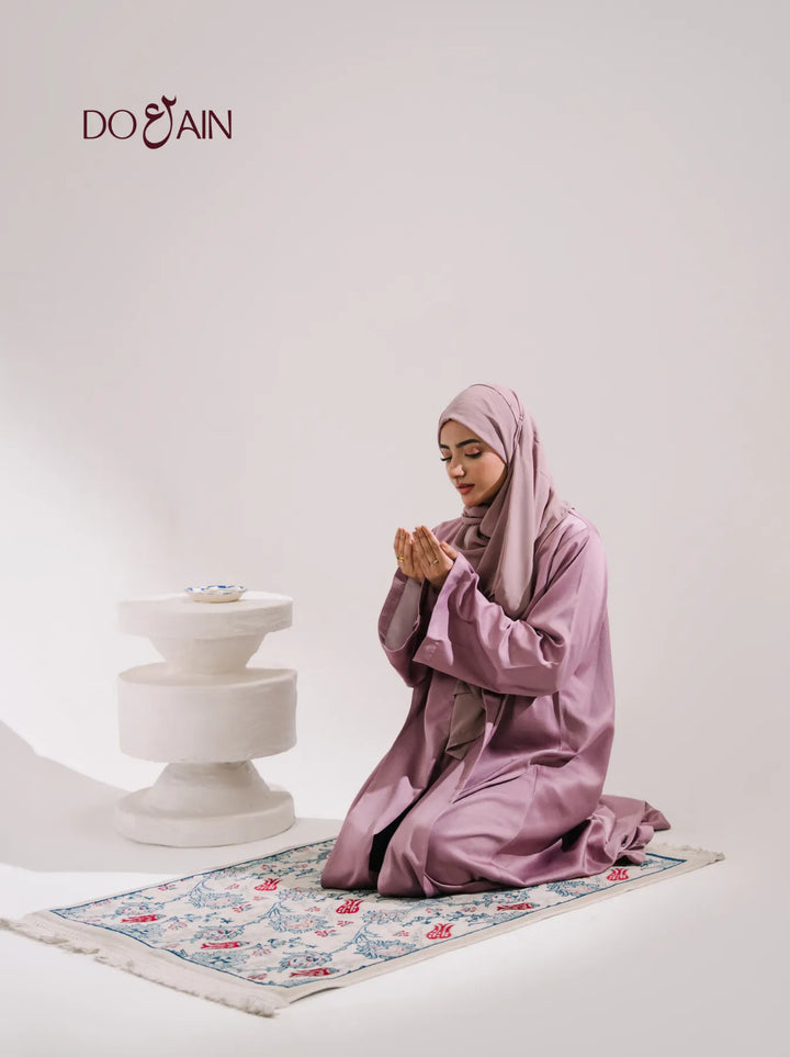 Violet Abaya – Elegant Breathable Abaya in Rich Violet Hue | Doain Official