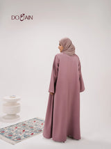 Violet Abaya – Elegant Breathable Abaya in Rich Violet Hue | Doain Official
