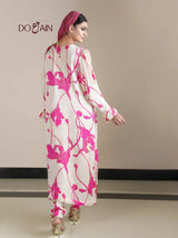 Eira – Floral Embellished Two-Piece Set in Pink | DOAIN