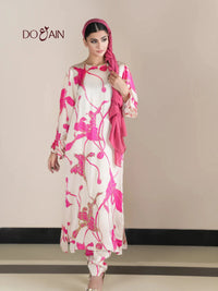 Eira by DOAIN – Pink Floral Co-Ord Set with Embellished Detail