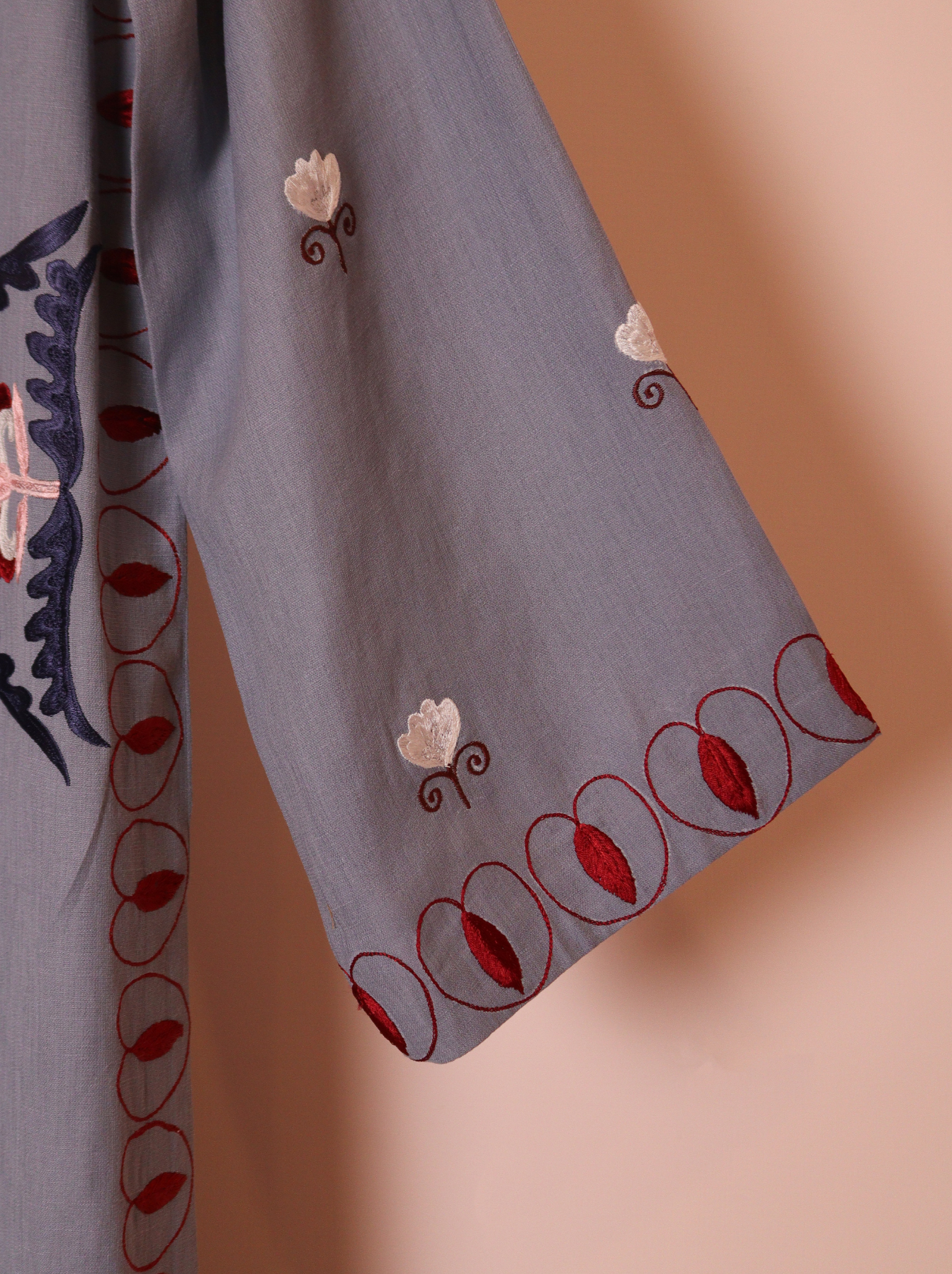 Embroidered Straight Kurta Set