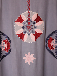 Embroidered Straight Kurta Set