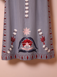 Embroidered Straight Kurta Set