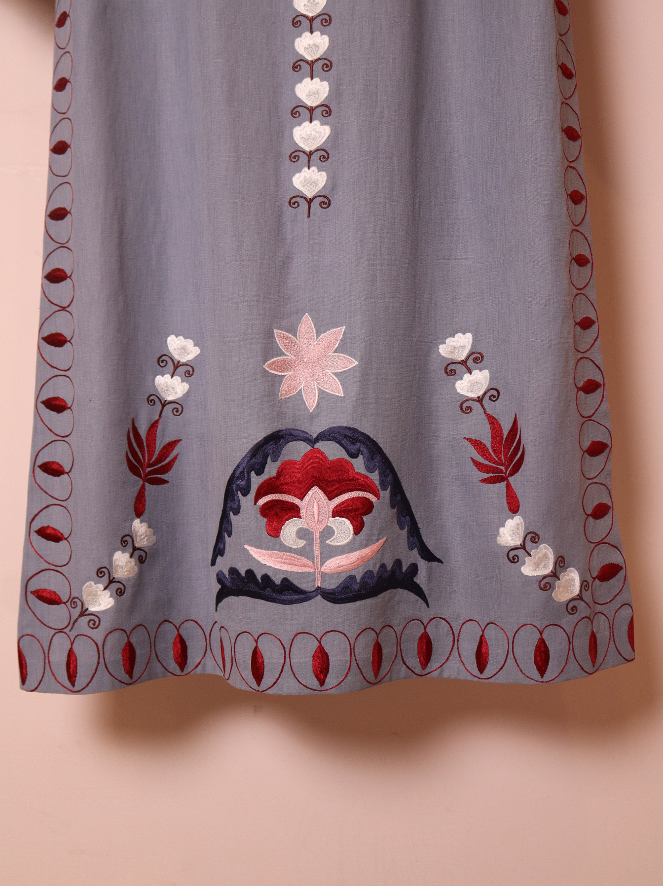 Embroidered Straight Kurta Set
