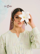 Evergreen Dress – Embroidered, Elegant & Timelessly Chic | DOAIN