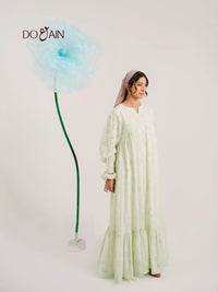 Evergreen by DOAIN – Light Chikankari Dress for Effortless Elegance
