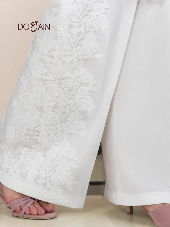 Izel – Silk One-Piece with Floral Print & Beaded Details | DOAIN