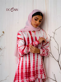 Hazel Tie & Dye Co-ord – Boho Chic Two-Piece with Embroidery