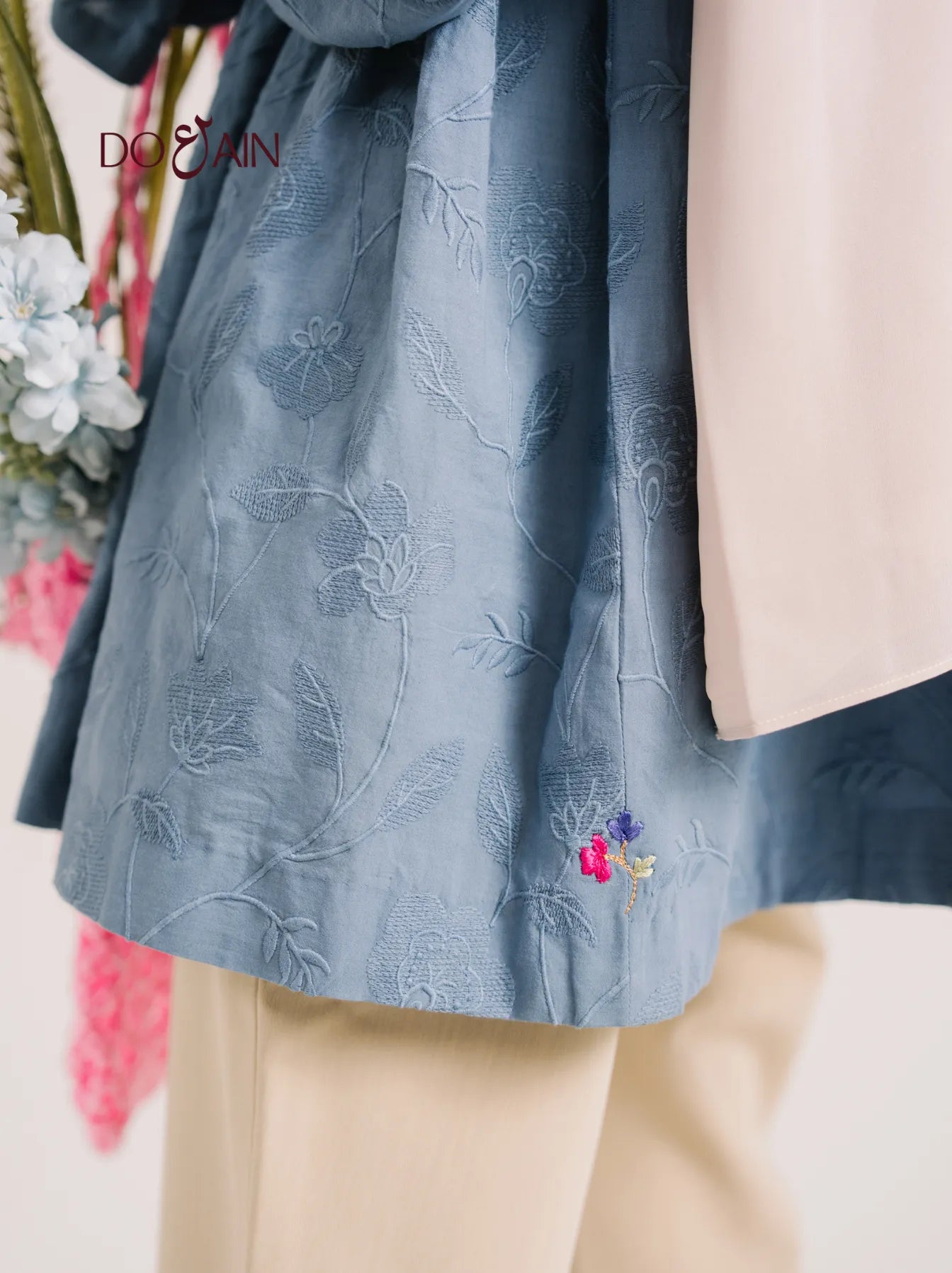 Iris Blouse by DOAIN – Lightweight Embroidered Elegance