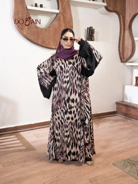 Leopard Silk - Abaya