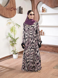 Leopard Silk - Abaya