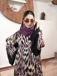 Leopard Silk - Abaya