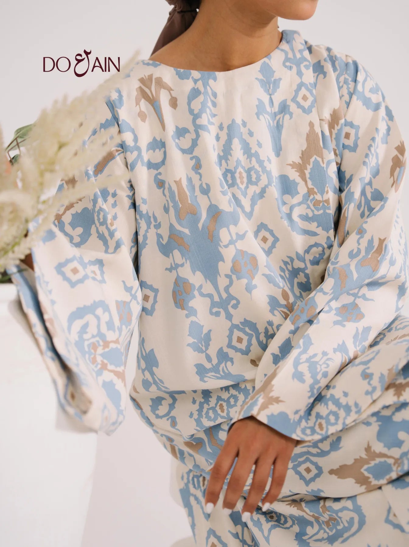 Linda by DOAIN – Flowy Summer Jumpsuit with Subtle Print