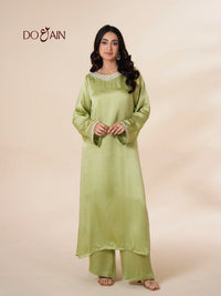 Matcha Silk Co-Ord Set