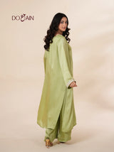Matcha Silk Co-Ord Set
