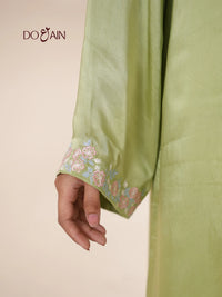 Matcha Silk Co-Ord Set