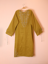 Olive Embroidered Co-ord Set