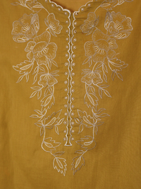 Olive Embroidered Co-ord Set