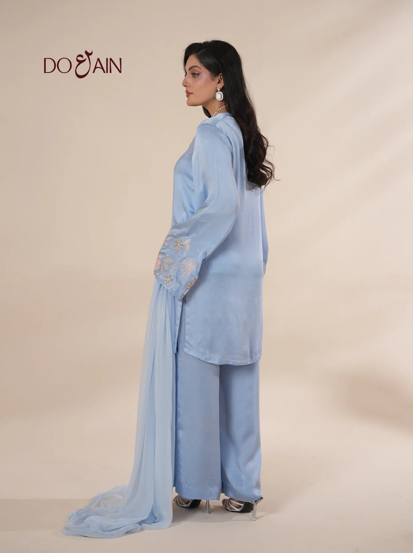 Periwinkle Silk Co-Ord Set