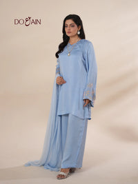 Periwinkle Silk Co-Ord Set