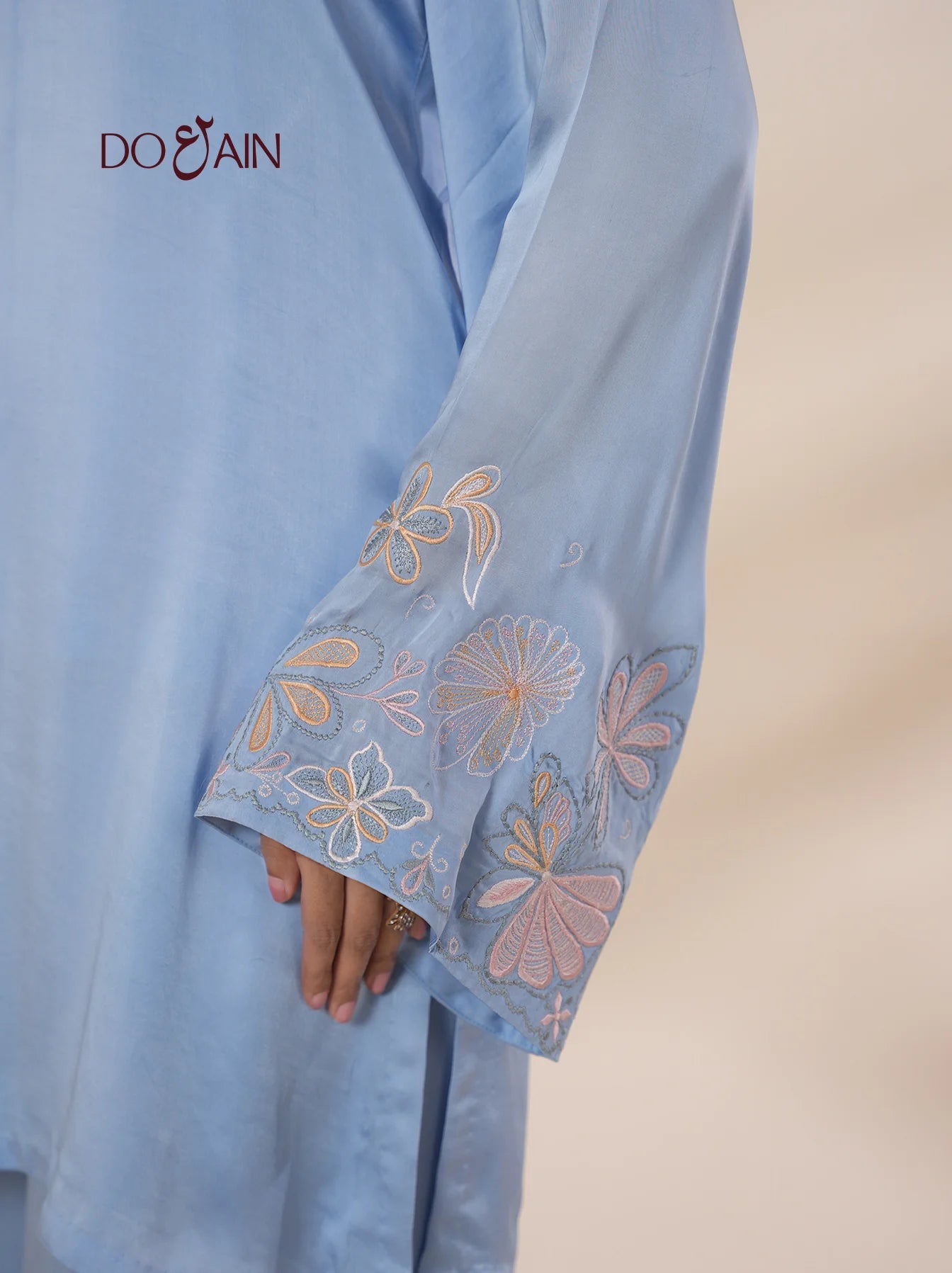 Periwinkle Silk Co-Ord Set
