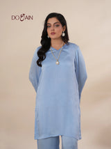 Periwinkle Silk Co-Ord Set