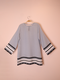 Powder Blue Contrast Co-ord Set