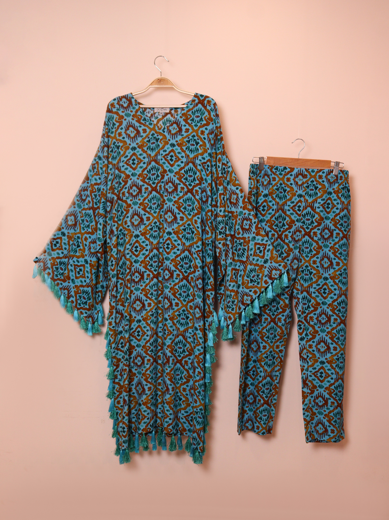 Printed Kaftan Co-ord Set