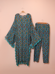 Printed Kaftan Co-ord Set