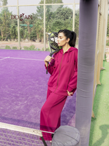 Relaxed Lounge Hooded Suit