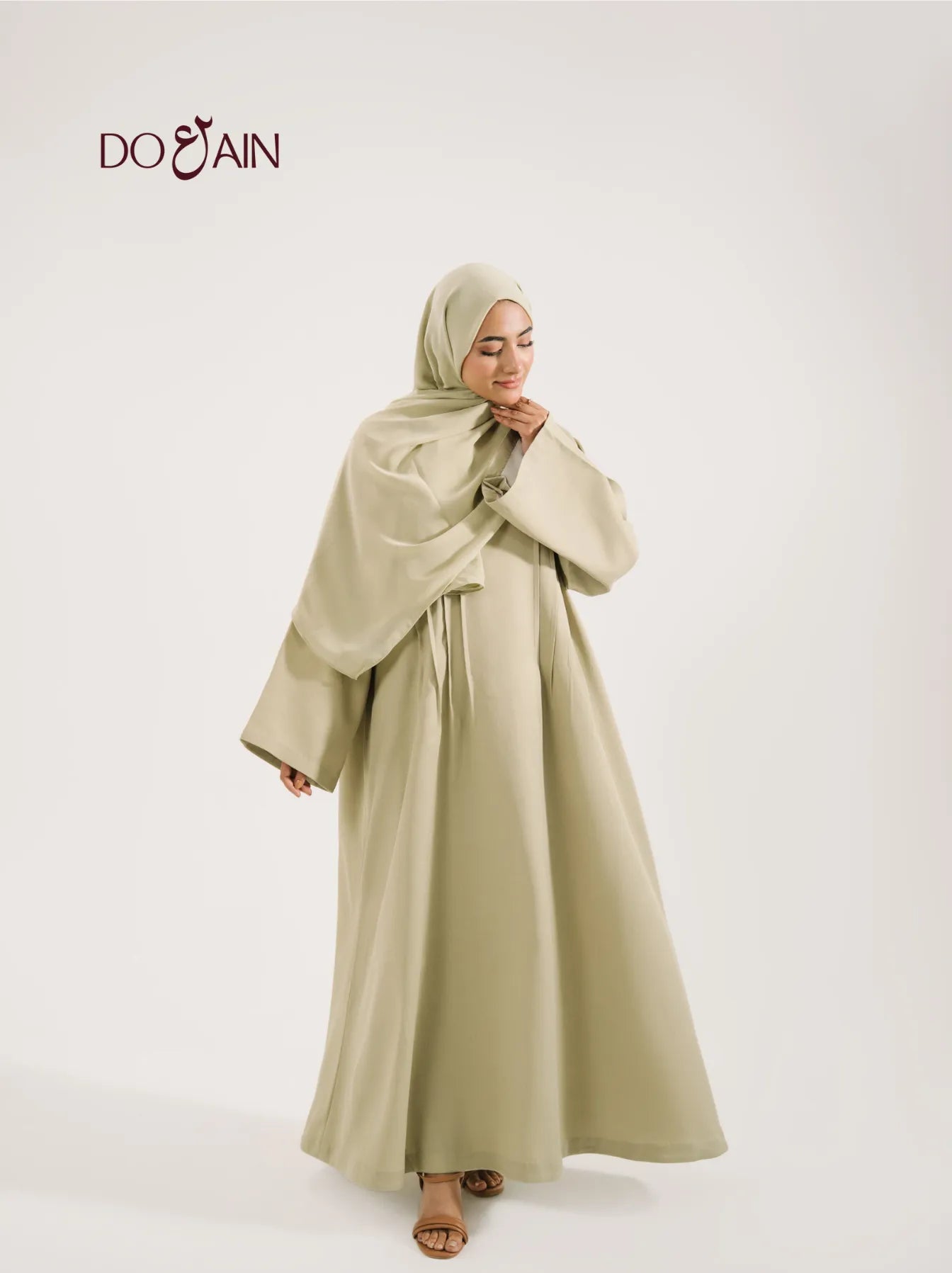 Sylva Abaya – Timeless Elegant Abaya with Breathable Fabric | Doain Official