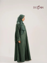 Sorrel by DOAIN – Rich Earth-Toned Abaya with Flowing Elegance