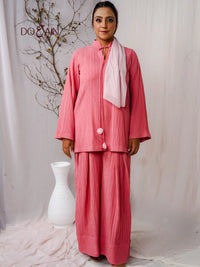 Sweet Pea Co-ord Set – Crushed Cotton Two-Piece with Tassels