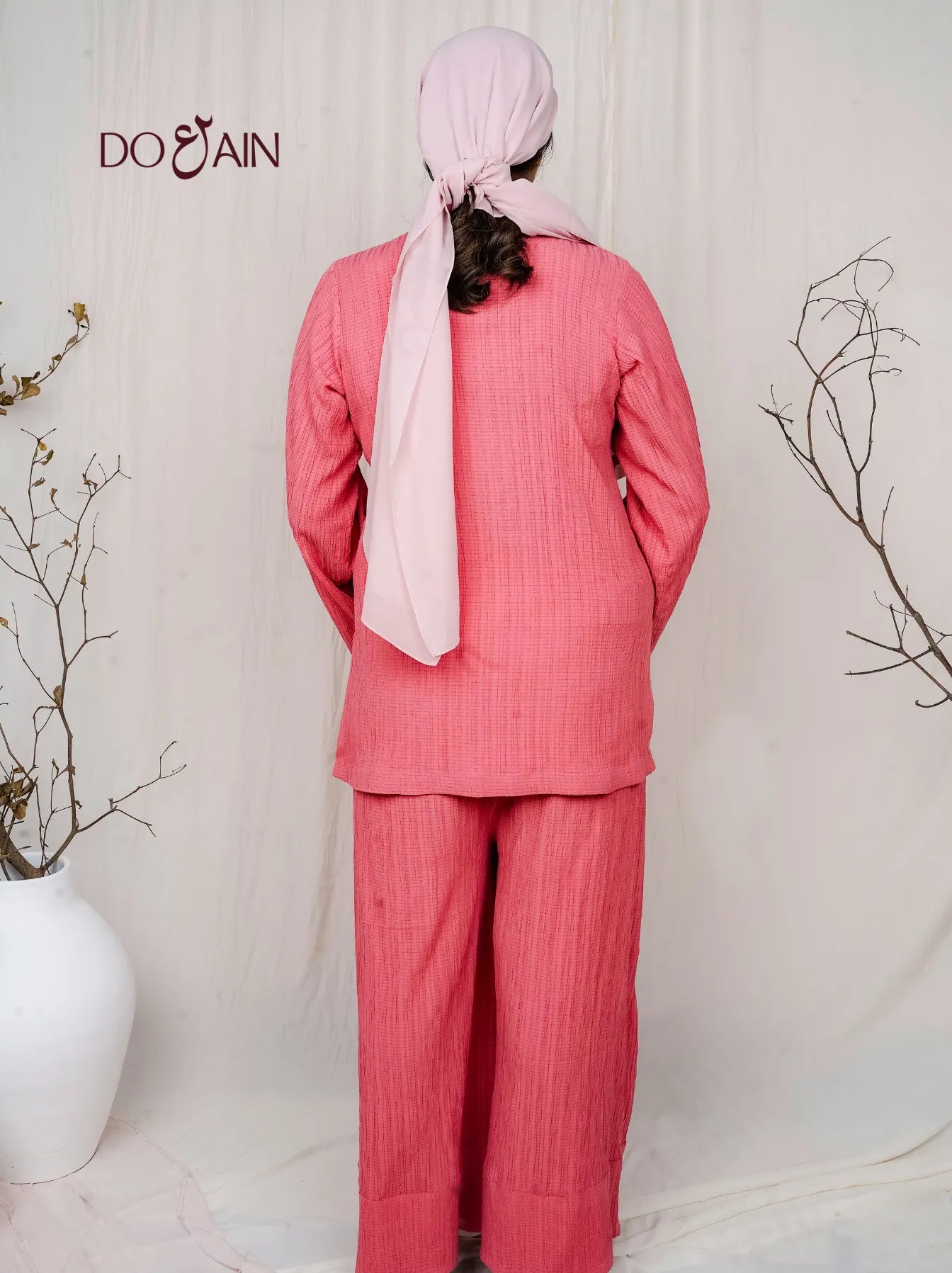 Sweet Pea Co-ord Set – Crushed Cotton Two-Piece with Tassels