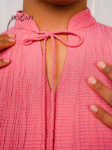 Sweet Pea Co-ord Set – Crushed Cotton Two-Piece with Tassels